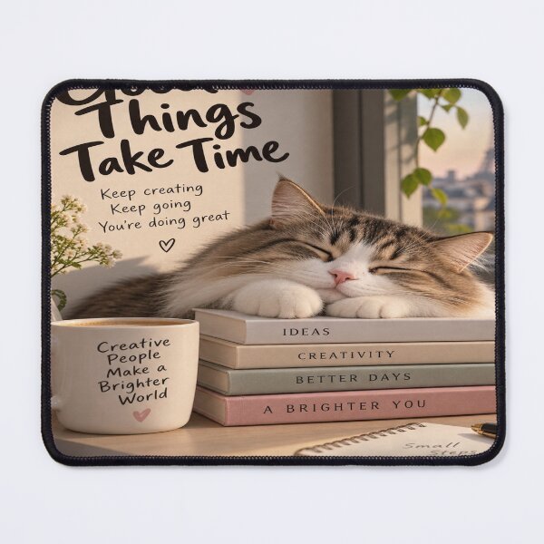 Item preview, Good Things Take Time designed and sold by DaryaArtFrance.
