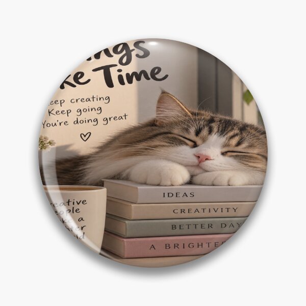 Item preview, Good Things Take Time designed and sold by DaryaArtFrance.