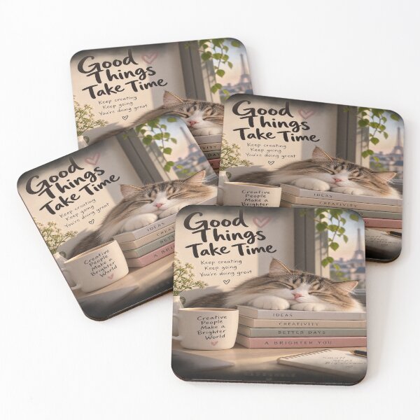 Item preview, Good Things Take Time designed and sold by DaryaArtFrance.