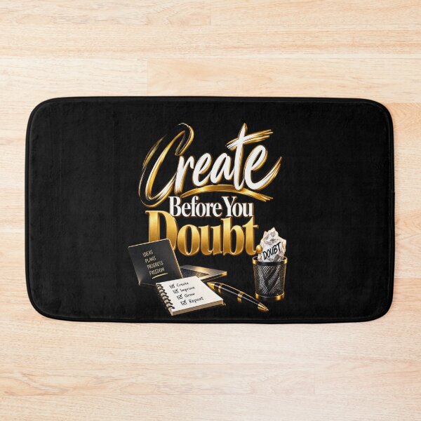 Item preview, Create Before You Doubt  Motivational Creative Mindset Quote designed and sold by v6ziix.
