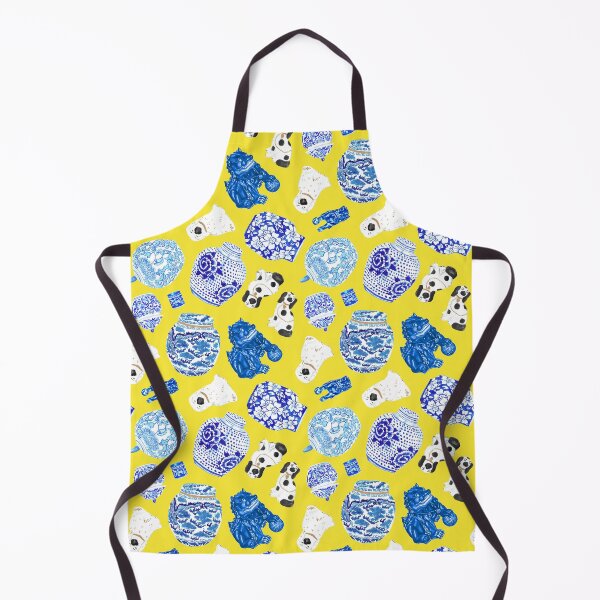 Item preview, Chinoiserie Curiosity Cabinet Canary Yellow designed and sold by YesterdayColl.