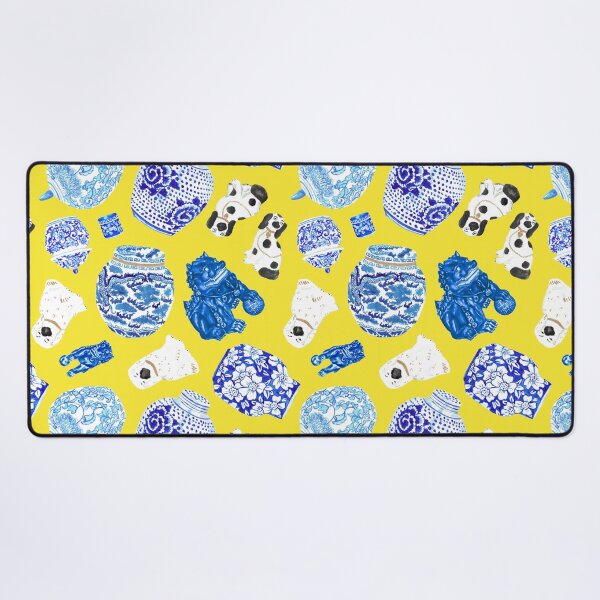 Item preview, Chinoiserie Curiosity Cabinet Canary Yellow designed and sold by YesterdayColl.