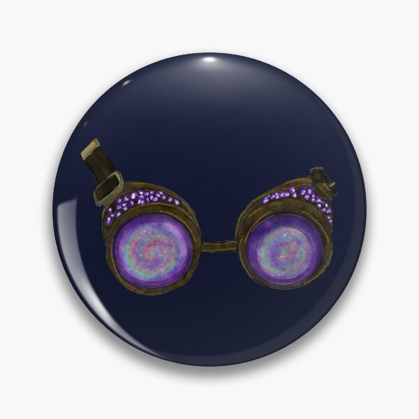 Item preview, Amethyst Drunk Kaleidoscope Goggles designed and sold by madworld123.