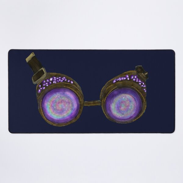 Item preview, Amethyst Drunk Kaleidoscope Goggles designed and sold by madworld123.