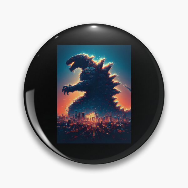 Item preview, Pixel Of Godzila designed and sold by RomaineEsposito.