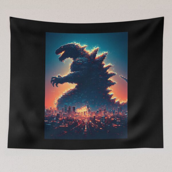 Item preview, Pixel Of Godzila designed and sold by RomaineEsposito.
