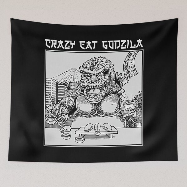 Item preview, Gojira Godzila Ultraman designed and sold by RomaineEsposito.
