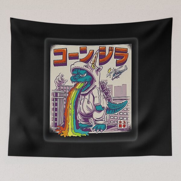 Item preview, Gojira Godzila Ultraman designed and sold by RomaineEsposito.