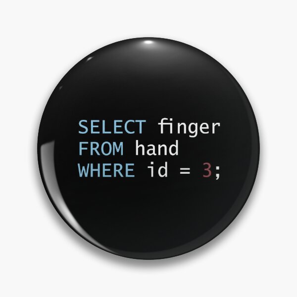 Item preview, Select Finger From Hand Where Id Equals 3 designed and sold by lightylegal.