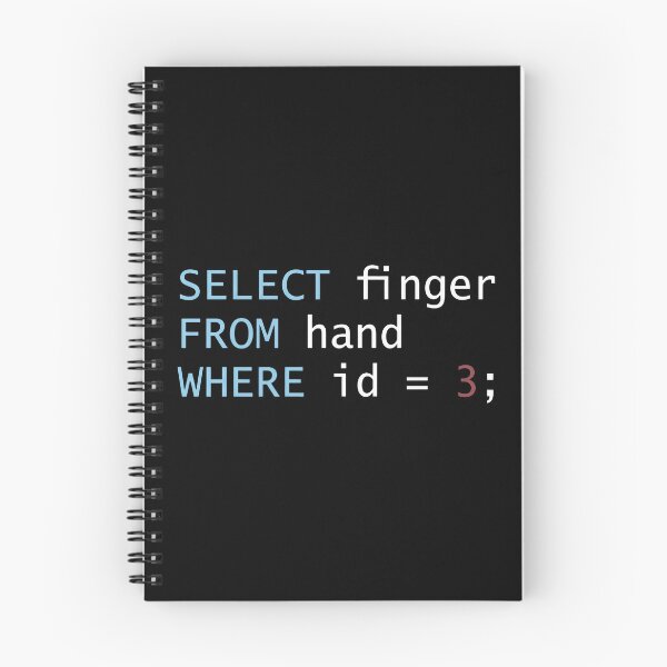Item preview, Select Finger From Hand Where Id Equals 3 designed and sold by lightylegal.