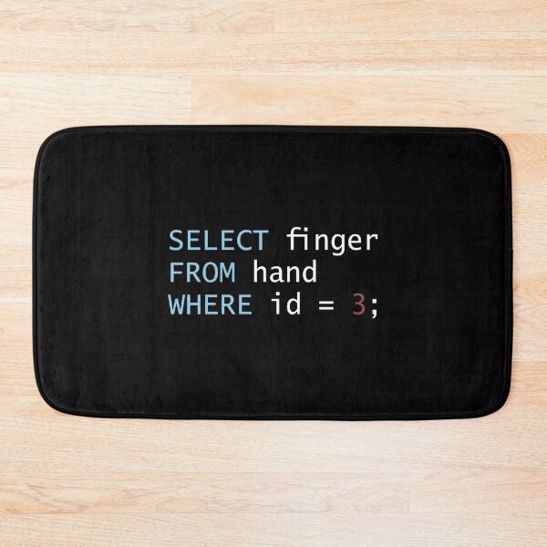 Item preview, Select Finger From Hand Where Id Equals 3 designed and sold by lightylegal.
