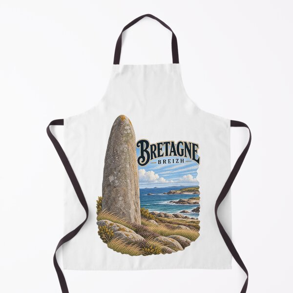Item preview, Brittany Menhir Breton Coastal Heritage Art designed and sold by Larkfound Studio.