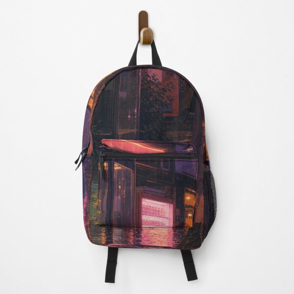 Item preview, Rainy Night Reflection Tokyo Retro Anime Art designed and sold by vekotpu.