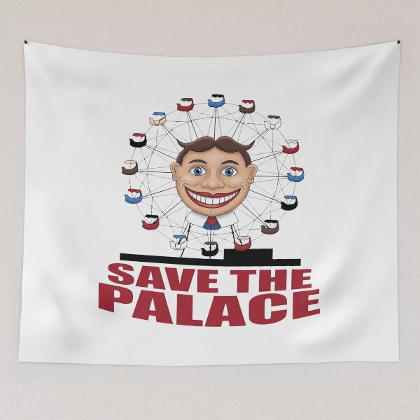 Item preview, Save The Palace - Ferris Wheel Illustration designed and sold by lightylegal.
