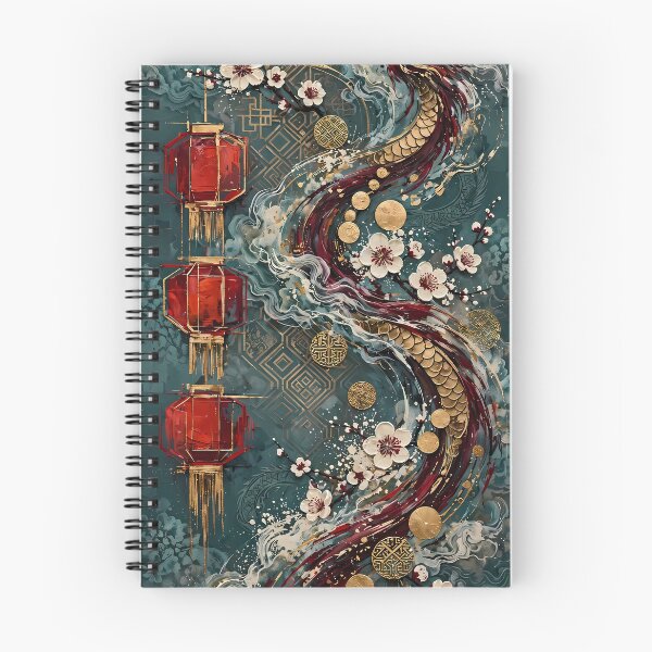 Item preview, Chinese New Year Red Dragon Lanterns Art designed and sold by Legend Has It.