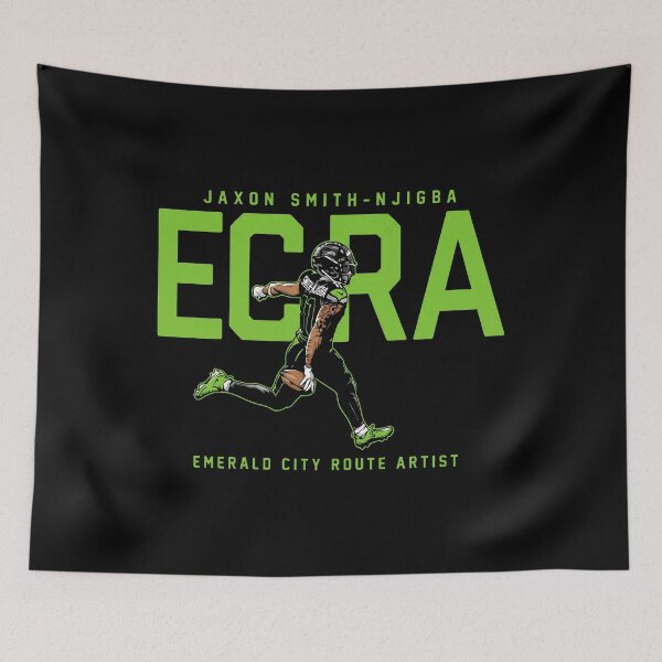 Item preview, Jaxon Smith-Njigba - Seattle Seahawks - ECRA - Emerald City Route Artist - NFLPA designed and sold by lightylegal.