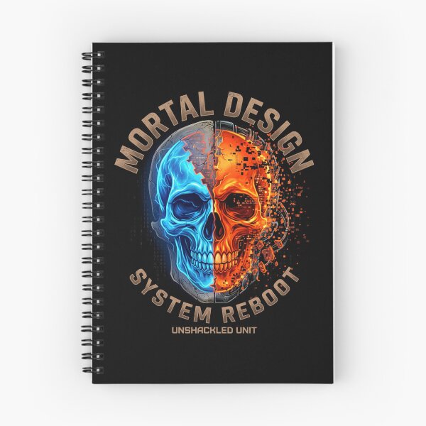 Item preview, Copy of Mortal Design System Reboot - Biomechanical Cyber Skull designed and sold by rich-moda.