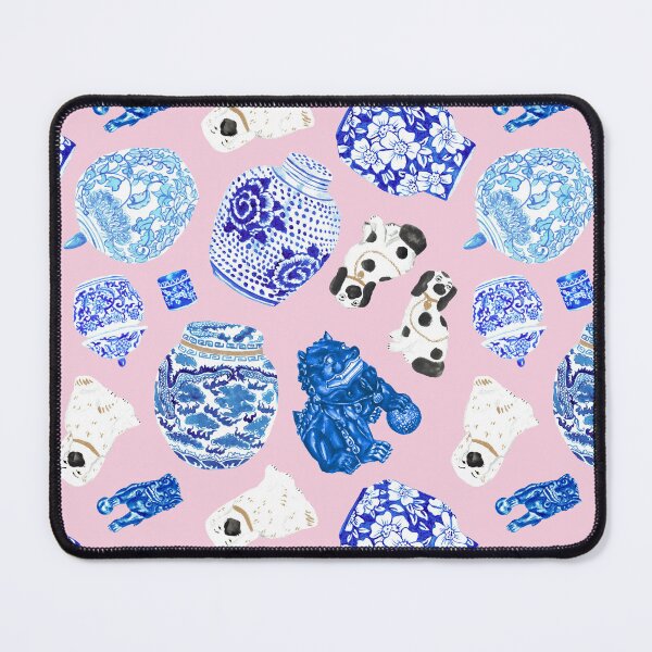 Item preview, Chinoiserie Curiosity Cabinet in Light Pink designed and sold by YesterdayColl.