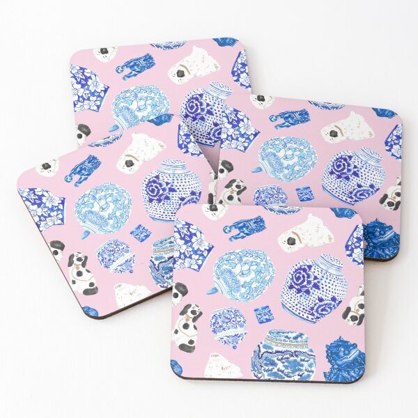 Item preview, Chinoiserie Curiosity Cabinet in Light Pink designed and sold by YesterdayColl.