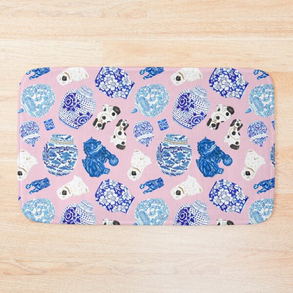 Item preview, Chinoiserie Curiosity Cabinet in Light Pink designed and sold by YesterdayColl.