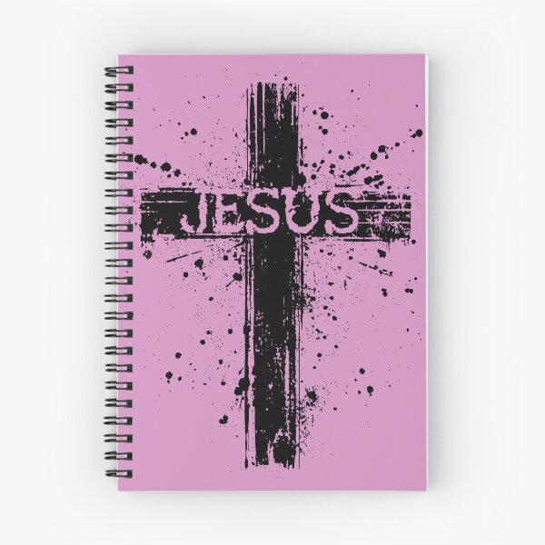 Item preview, Pink Jesus Cross Paint Splatter designed and sold by TeachersCubby.