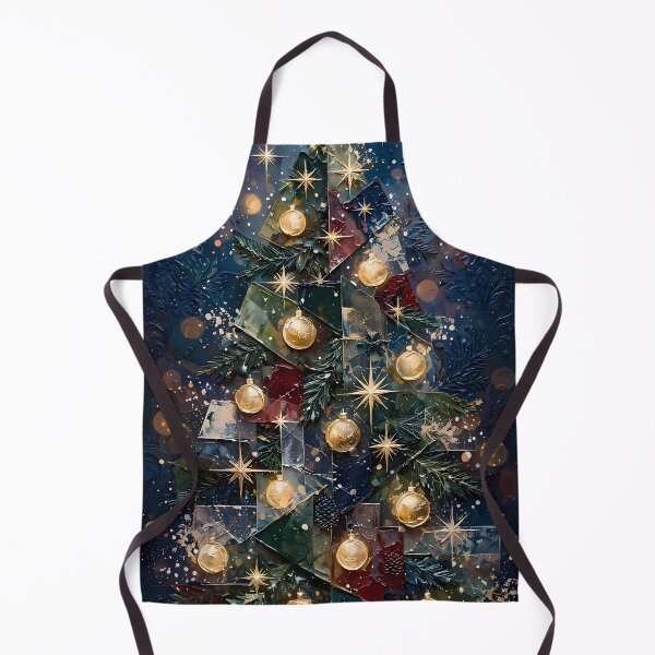 Item preview, Christmas Tree Snowy Night Lights Art designed and sold by Legend Has It.