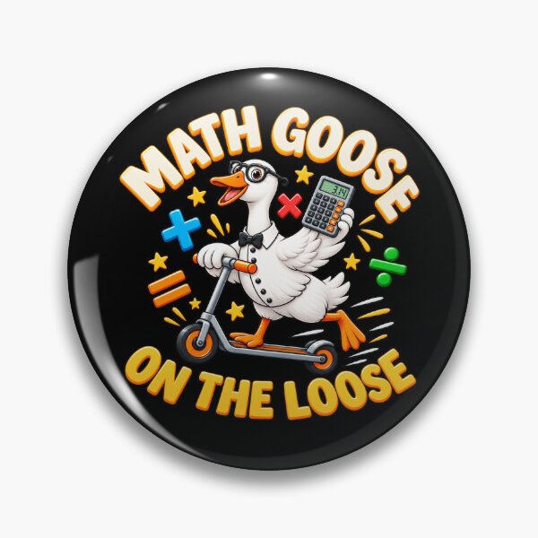 Item preview, Math Goose on the Loose Funny Math Teacher Student Goose Classroom Humor designed and sold by 76Valeria.