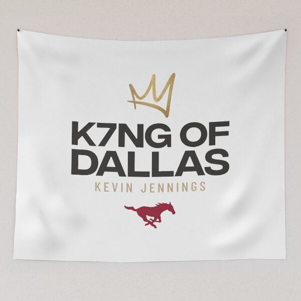Item preview, Kevin Jennings - SMU Mustangs - K7ng Of Dallas designed and sold by lightylegal.