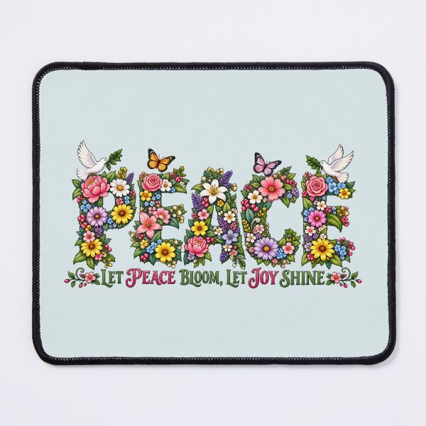 Item preview, Peace in Bloom – Let Peace Bloom, Let Joy Shine designed and sold by NinaCreator.