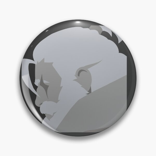 Item preview, Reinhardt Overwatch Hero Silhouette Icon Design designed and sold by hallecakes.