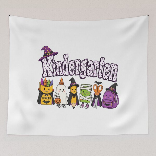 Item preview, Kindergarten - Halloween Spooky School Supplies designed and sold by lightylegal.