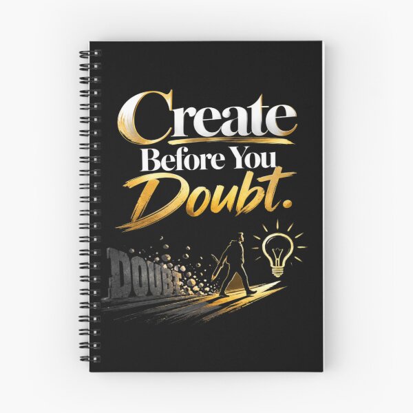Item preview, Create Before You Doubt  Motivational Creative Mindset Quote designed and sold by v6ziix.