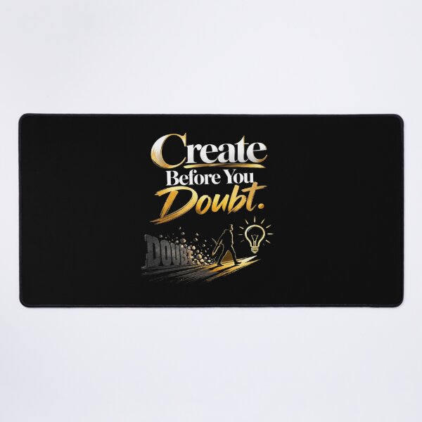 Item preview, Create Before You Doubt  Motivational Creative Mindset Quote designed and sold by v6ziix.