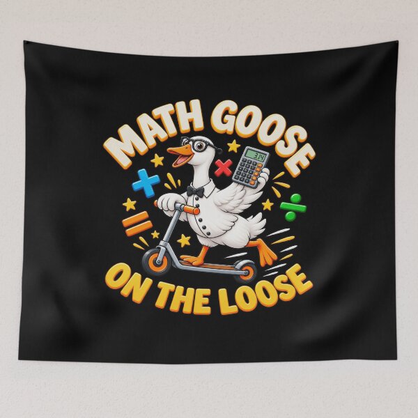 Item preview, Math Goose on the Loose Funny Math Teacher Student Goose Classroom Humor designed and sold by 76Valeria.