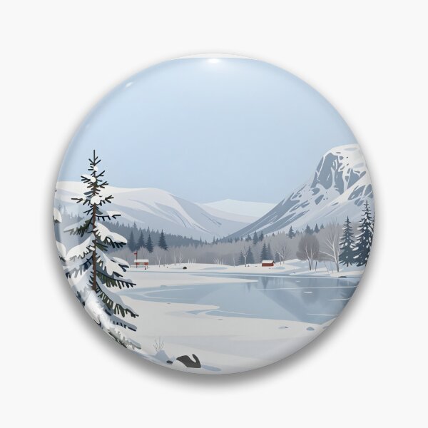 Item preview, Snowy Mountain Serenity designed and sold by John-NW-Shop.