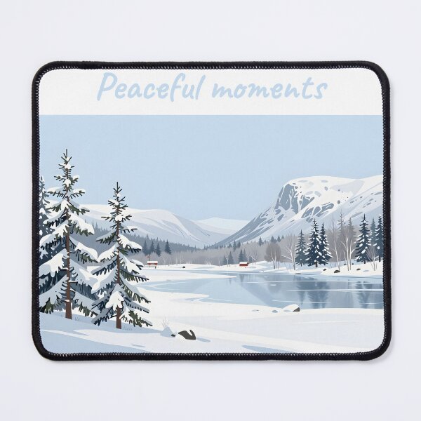 Item preview, Snowy Mountain Serenity designed and sold by John-NW-Shop.
