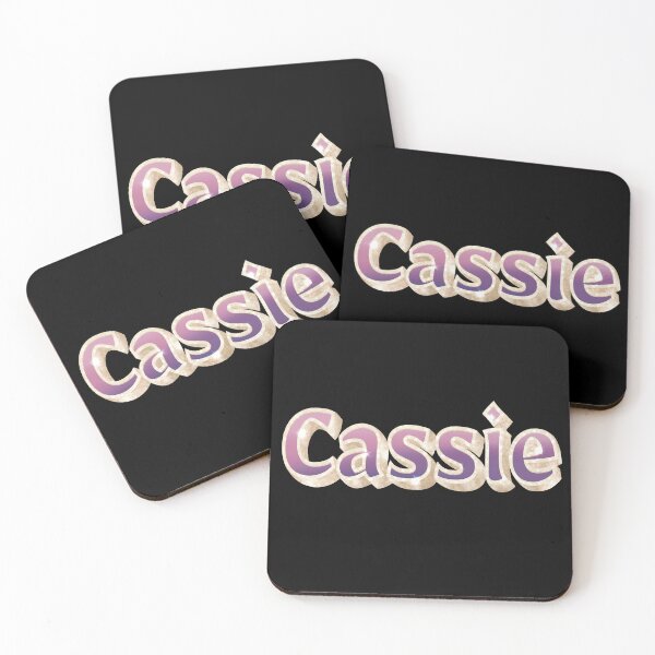 Item preview, Nombre Cassie en rosa y morado con un estilo glamuroso designed and sold by AloraDawnEve.