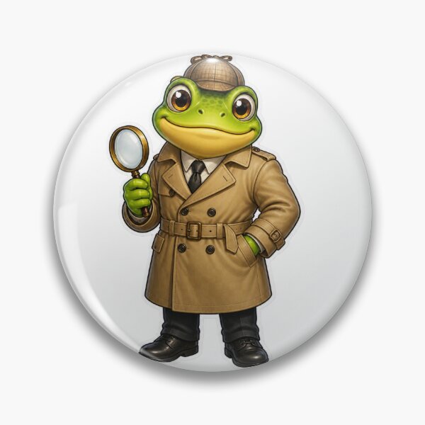 Item preview, Detective frog designed and sold by Blackthorn515.