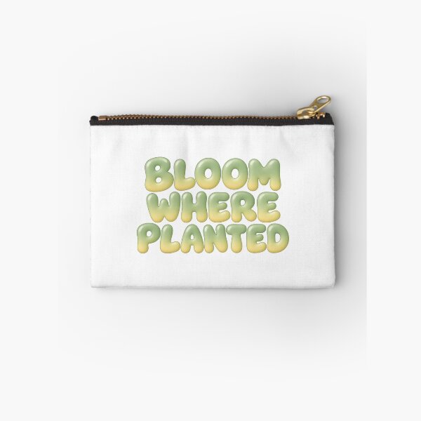 Item preview, Bloom Where Planted Pastel Bubble Text designed and sold by Inkworksbyshery.