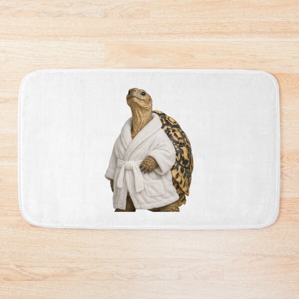 Item preview, Leopard Tortoise Fluffy Bathrobe designed and sold by Sillytoe.