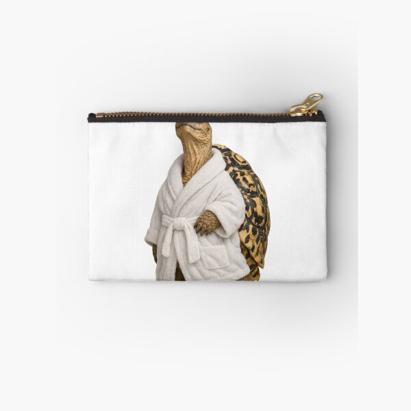 Item preview, Leopard Tortoise Fluffy Bathrobe designed and sold by Sillytoe.