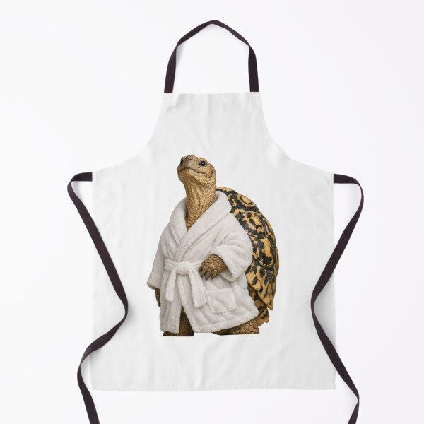 Item preview, Leopard Tortoise Fluffy Bathrobe designed and sold by Sillytoe.