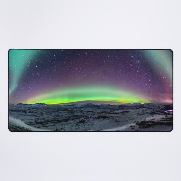 Item preview, Winter Aurora Borealis designed and sold by funnybumperstickersetc.