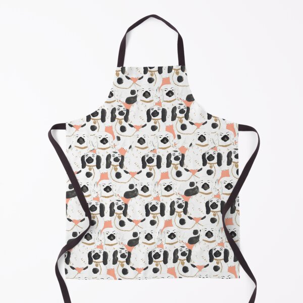 Item preview, Staffordshire Dog Statue Jumble in Peach Pie designed and sold by YesterdayColl.