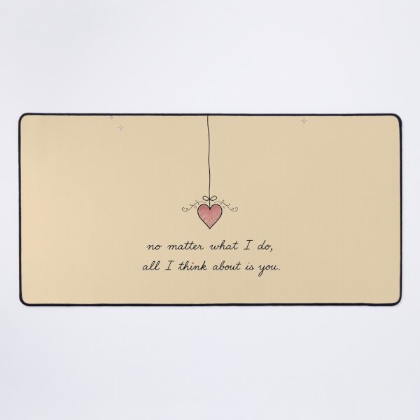 Item preview, Dilemma Heart on String Lyrics Cursive Y2K Handwritten designed and sold by ZoomTaDesign.