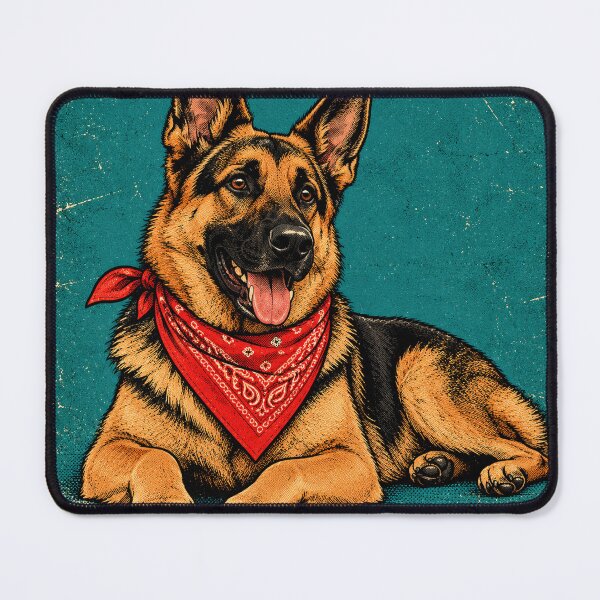Item preview, Retro german shepherd designed and sold by saranagliccuris.