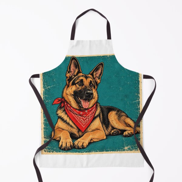 Item preview, Retro german shepherd designed and sold by saranagliccuris.