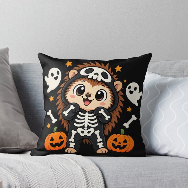 Item preview, hedgehog halloween costume skeleton designed and sold by Konvero.