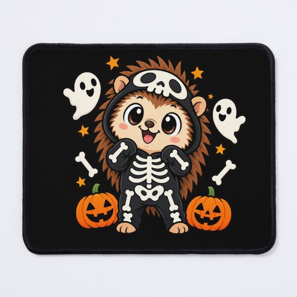 Item preview, hedgehog halloween costume skeleton designed and sold by Konvero.