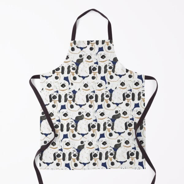 Item preview, Staffordshire Dog Statue Jumble in Navy Blue designed and sold by YesterdayColl.